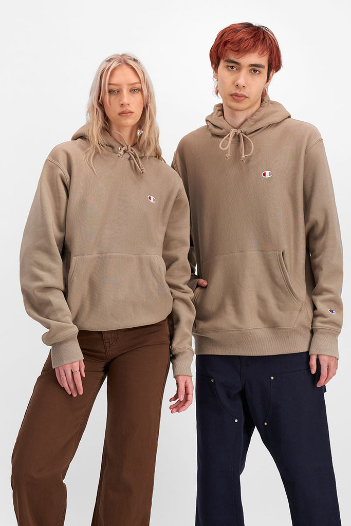 Champion Reverse Weave Hoodie - Dark Khaki